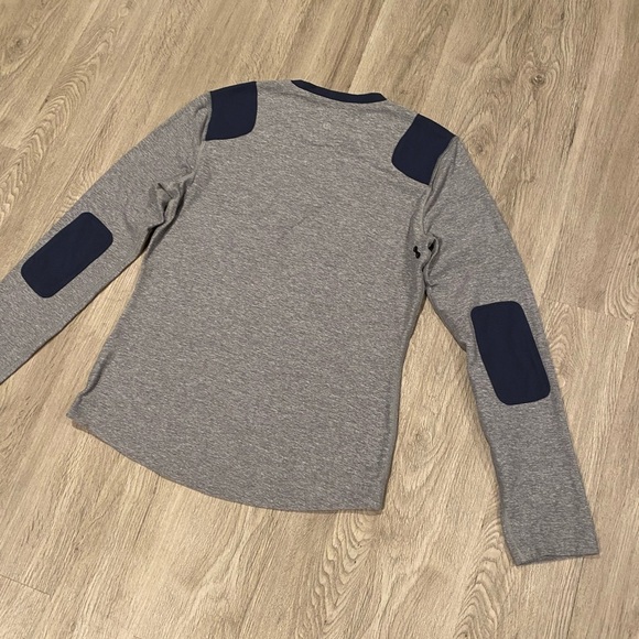 Men’s Lululemon‎ Athletic Long Sleeve Heather Gray Blue Shirt - Picture 6 of 6